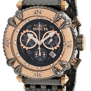 A VERY RARE BEAUTIFUL INVICTA SUBAQUA TALON 52MM GUN ROSE GOLD MODEL# 37564